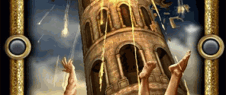16 the tower tarot foto golden