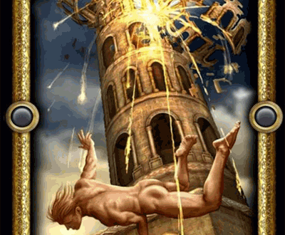 16 the tower tarot foto golden