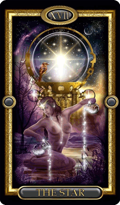 17 star golden tarot foto