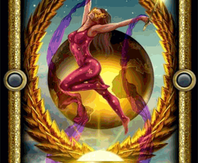 21 The World tarot foto