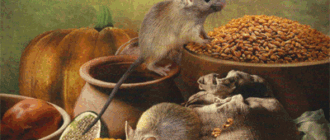 Mice rats lenormand cards foto