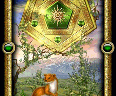 Ace of pentacles card tarot foto