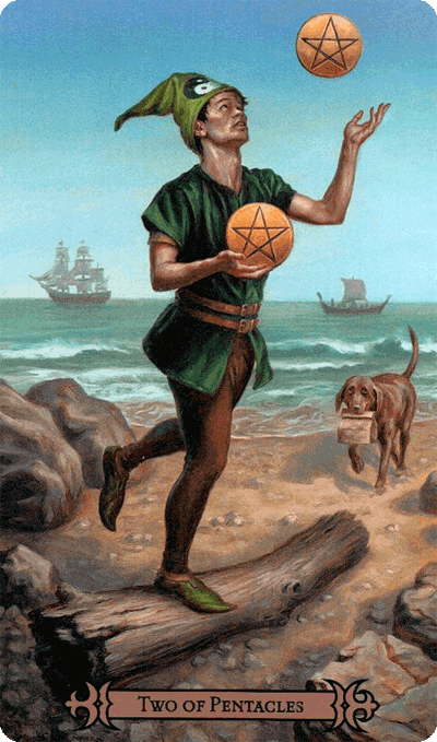 2 of pentacles picture