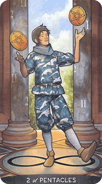 2 of pentacles tarot guide